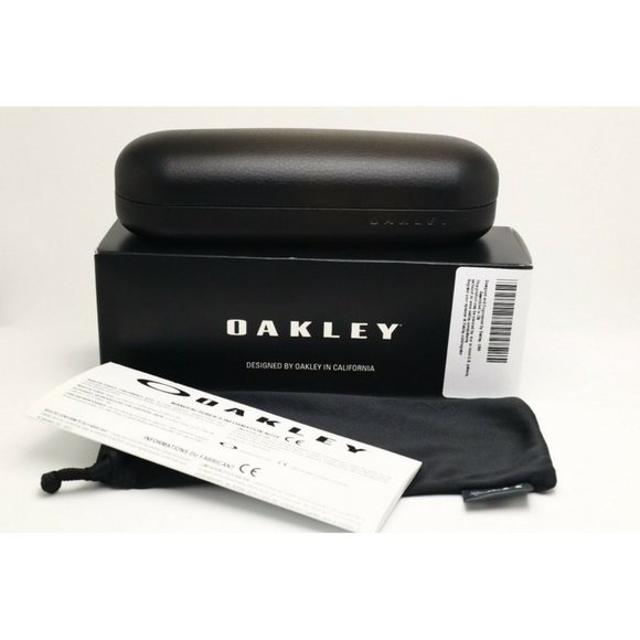 New Oakley Marshal MNP OX8091-0455 Black Rectangle Eyeglasses Clear Lenses 55mm - Picture 6 of 6